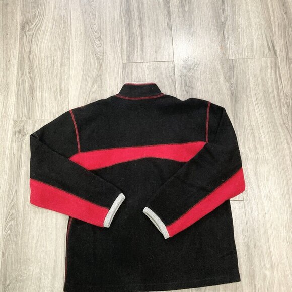 Eastern Mountain Sports Sweatshirt Mens Medium Wool Blend Quarter‎ Zip - Picture 6 of 6